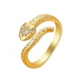 thumbnail image 1 of Anillo De Serpiente De Moda Para Hombres Y Mujeres Anillo De Dedo Abierto Ajustable Joyería Accesorios Minimalistas Regalo Methold AP006069-00, 1 of 6
