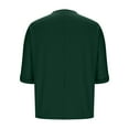 thumbnail image 6 of AherBiu Oversized Tops for Women Short Sleeve Drop Shoulder Crewneck Summer Casual Loose Top Tees Tshirts, 6 of 7