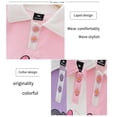 thumbnail image 4 of Sanrio-Camiseta de manga larga para niñas, sudaderas con solapa de estilo coreano, suéteres bonitos, jerséis, Tops de Anime My Melody, 4 of 4