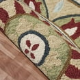 thumbnail image 4 of Ox Bay Evie 4' Round Red/Green Floral Medallion Indoor Area Rug, 4 of 7