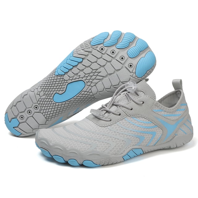 Zapatos Agua Mar Buceo Zapatillas Secado Rápido Hombre Mujer Aqua ( 39) Gris