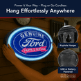 thumbnail image 3 of American Art Decor Officially Licensed Genuine Ford Parts & Services LED Sign, 3 of 7