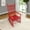 Rose Red, variant on Patio Furniture Comfy Foldable and Portable Chair with Armrests Aluminium Frame, Travel Kermit Chair Easy to Fold and Carry,Set of 4,Outdoor Sofa
