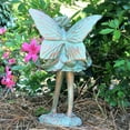 thumbnail image 2 of Homestyles 8"H Emily Fairy in Bronze Patina Home Patio & Garden Statue Figurine, 2 of 4