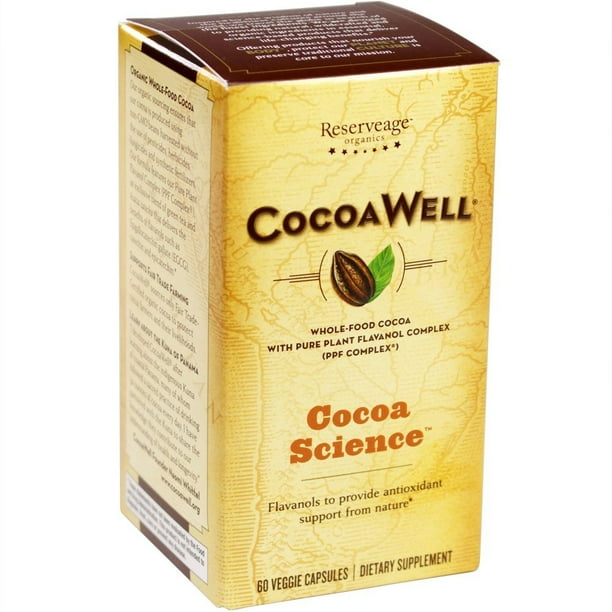 CocoaWell Cocoa Science, Antioxidant Support from Nature with Pure