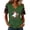 06# Green, variant on Womens Halloween Shirts Plus Size Funny Ghost Pumpkin Print Short Sleeve V-Neck Halloween T-Shirt Casual Loose Cute Thanksgiving Tunic Tops Navy XL