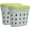 Lime, variant on Garden In-Ground Worm Composter Outdoor Farm Compost Bin 7 Gallons BPA-Free Composting System for Raised Garden Beds Sage Green, Twin Pack