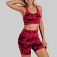 thumbnail image 1 of WILLBEST conjuntos de Yoga de Cintura Alta Sin Costuras para Mujer, Ropa de Entrenamiento, Pantalones Cortos de Fitness, Transpirables, para Gimnasio, Correr, Atléticos Y Cómodos. Mediana, 1 of 3