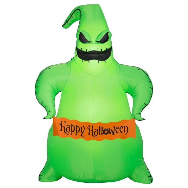 Inflable Disney The Nightmare Before Christmas Oogie Boogie con banderín de Halloween 1.52m