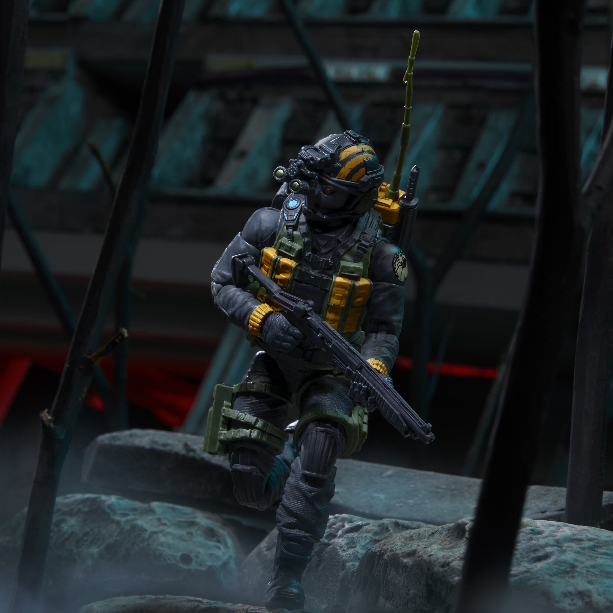 G.I. Joe Classified Series Night Force Parth Wolf Spider Action Figure, 6"