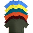 thumbnail image 3 of SOCKS'NBULK Mens Cotton Crew Neck Short Sleeve T-Shirts Mix Colors Bulk Pack Value Deal - 12 Pairs Mix - X-Large, 3 of 7