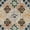 Dark Green/Beige, variant on SAFAVIEH Madison Dayna Trellis Bordered Area Rug, Grey/Beige, 5'3" x 7'6"