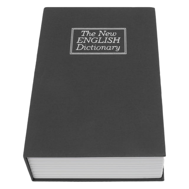 Caja fuerte para libros con cerradura, caja fuerte para libros, libro de simulación, caja fuerte para almacenamiento de dinero, caja fuerte para libros creada magistralmente