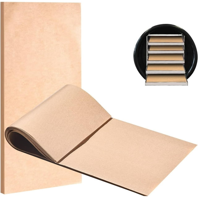 KitchenRaku 200 Pack Parchment Paper For Harvest Right Freeze Dryer Trays, Disposable Accessories for Freeze Dryer Trays, Prevent Food Items From Sticking (PPA12, 17 1/4" x 7", Medium)