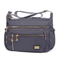 thumbnail image 1 of Bandolera NPBAG para mujer, bandolera de nailon, color gris, 1 of 7