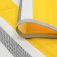 thumbnail image 3 of Alise Rugs Lalune Beach Stripe Indoor Outdoor Area Rug 7'11'' x 10'3'' - Yellow/Gray, 3 of 4