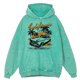 thumbnail image 2 of Sudadera con capucha holgada informal para hombre, 100 % algodón, con lavado desgastado, estilo retro, para competiciones de deportes extremos de California, 2 of 4