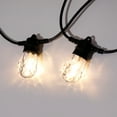 thumbnail image 4 of Westinghouse Solar Powered Outdoor String Light Set, Vintage Warm White Light 15-Bulb 36-ft, 4 of 12