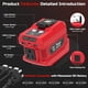 thumbnail image 2 of Inversor de Potencia PlantPalGear 220W Compatible con Batería Milwaukee 18V, Salida AC 110V, 2 of 9
