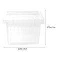 thumbnail image 2 of 10Pcs Small Reptile Feeding Box Terrarium Breeding Box Transparent Insect Habitat Terrarium Case, 2 of 5