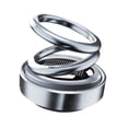 thumbnail image 4 of Ambientador de coche con energía solar giratorio, difusor , accesorios para automóviles, perfume recargable para adultos, SUV, camiones, Plata, 4 of 8