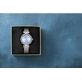 thumbnail image 5 of ELLEN TRACY Women’s Silver Mesh Band Watch – Round Blue Sunray Dial with Crystals, 5 of 6