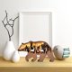 thumbnail image 5 of Adornos de animales de madera, manualidades de madera con decoración de animales del bosque 3D, figura de madera 3D con luces LED, escultura de madera retro para regalo de oficina en casa (oso) sin b JAMW Sencillez, 5 of 5