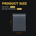 thumbnail image 2 of Uxcell 200Pcs Bolsas de Plástico Transparentes 4" x 3" Bolsas con Cierre Resellable 2.4mil Bolsas de Polietileno Reclosables para Pequeñas Empresas, 2 of 6
