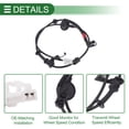 thumbnail image 4 of ABS Wheel Speed Sensor ABS Sensor Anti-lock Braking System Sensor No.956811R000 for Hyundai Accent 2012-2017 1 Pc Right Rear, 4 of 7