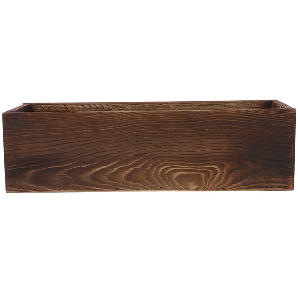 EeaseMX Macetas de madera para flores, macetas para patio, macetas de madera para jardín