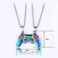 thumbnail image 2 of Collar con mando de juego magnético para pareja. Colgante a juego con el mango de la consola para mejores amigos, regalos de amistad y San Valentín. Joya para él y para ella., 2 of 2