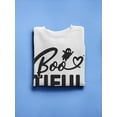 thumbnail image 3 of Bootiful. Cute Ghost And Heart Sweatshirt Women -Image by Shutterstock, Female Small, 3 of 4