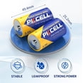 thumbnail image 2 of PKCELL C Battery R14P Battery,12 Pack 1.5V C Size UM-2 Battery with Long-Lasting Power (R14P 12PCS), 2 of 5