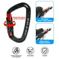 thumbnail image 4 of Tree Climbing Gear，Tree Climbing Spikes, Tree Climbing Gear with Adjustable Climbing Straps and Steel Core Flip Line, Rock Climbing Kit with Triple Lock Lanyard Adjuster, 4 of 7