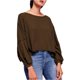 thumbnail image 1 of Blusa con espalda abierta Free People Verde Mediana Pull-over, 1 of 1