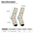 thumbnail image 6 of Uemuo Animals Pattern Women's Crew Socks, Soft Durable Breathable Moisture-Wicking with Odor Control Cotton socks, 6 of 9
