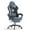 LW1-Grey, variant on SOONTRANS Gaming Chair for Adult, Velvet Fabric High Back Gamer Game Chair with Footrest, Ergonomic Comfortable Computer Office Chair with Massage Lumbar Cushion, Reclining Leather Desk Chair, Green
