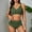 Green, variant on Waisted Swimsuits For Women Scalloped Bikini Sets Back Lace Up Tankini Sets Bathing Suit Shirt And Shorts Two Piece Swimsuits for Women with Shorts Womens Bathing Suits Size Medium High Neck Bikini