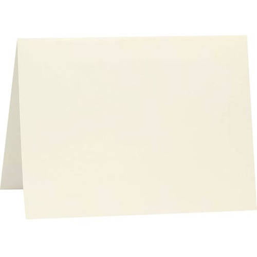 - 100lb 4 1/4 x 5 1/2 Natural Linen Pack of 250 A2 Folded Card