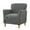 Dark Grey, variant on SHANNA Banquet Armchair Slipcovers, Knitted Jacquard Chair Covers with Arms for Living Room, NonSlip Dog Pet Friendly Furniture Protector, Khaki