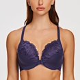 thumbnail image 3 of CHUANK Female Racerback Front Closure Unlined Underwire Bra for Women Black 34B, 3 of 5