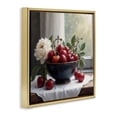 thumbnail image 4 of Cherry & Blossom Still Life Gold Framed Floater Canvas Wall Art, design by Lettered and Lined, 4 of 10