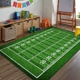 thumbnail image 1 of EASTINAmerican Football Field Soft Rug - Indoor/Outdoor Non-Slip Carpet for Living Room  Coffee Table  and Outdoor Use with Playful Sports Design Green, 1 of 8