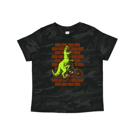 

Inktastic BMX Motocross Dinosaur Gift Toddler Boy Girl T-Shirt