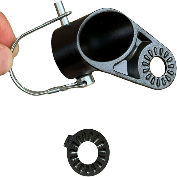 MELIVO Bike Trailer Coupler - Bike Trailer Hitch Compatible with Bike Trailers, Bicycle Trailer Attachments Trailer Replacement Parts for Kids Pet Baby Carrier (Set A)