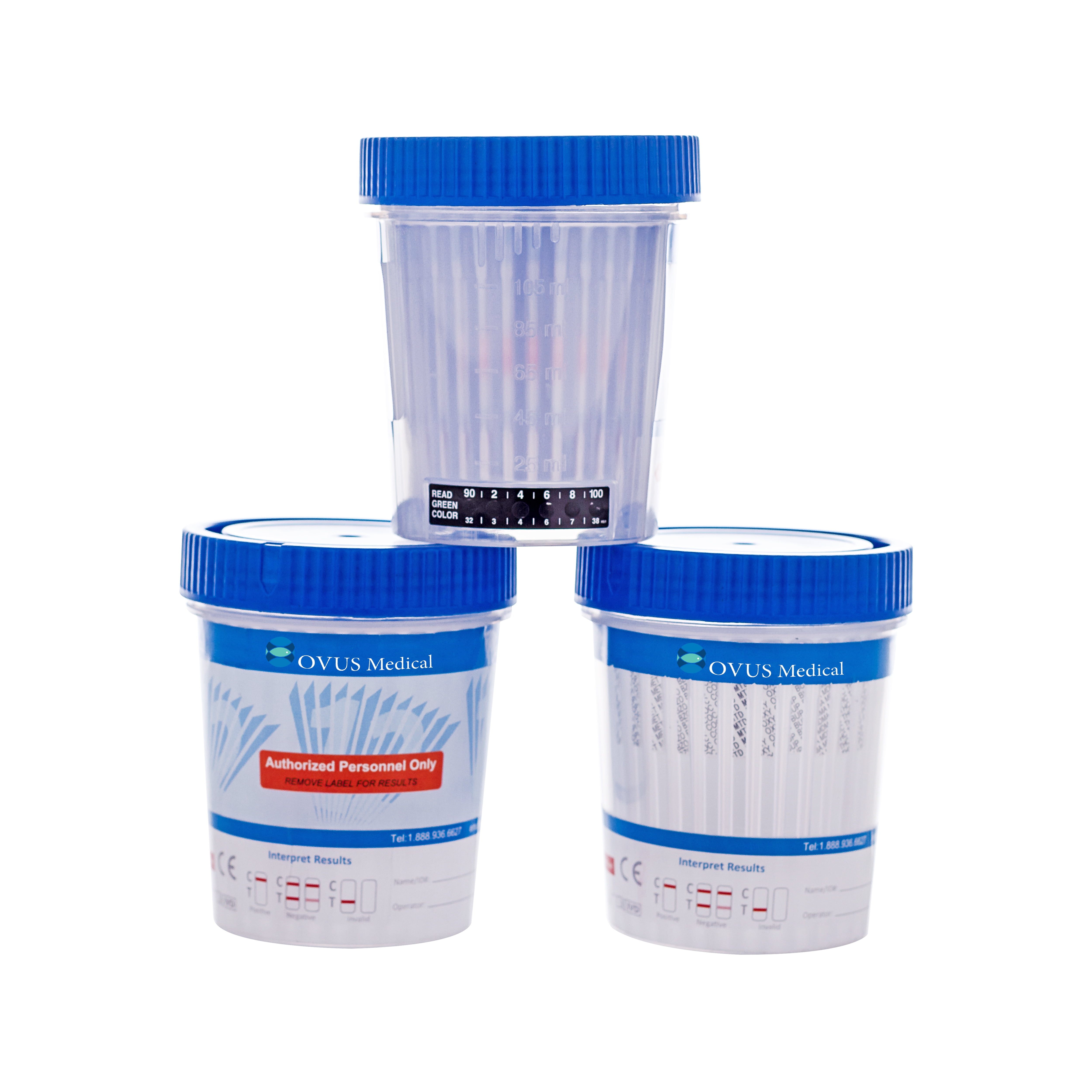 6 Panel Drug Test Cup (Pack of 25 cups) FDA / CLIA WAIVED Ovus