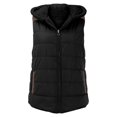 thumbnail image 3 of Sanbonepd Womens Puffer Vest Fall Reversible Sleeveless Fleece Jacket Zip Up Warm Winter Coat Outerwear, 3 of 5