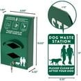 thumbnail image 3 of POCHAR Aluminum Outdoor Dog Bag Dispenser with Pick Up After Your Dog Sign - Wall Mounted Poop Bag Dispenser for Pet Waste -Included Lock and Mounting Hardware, 3 of 10