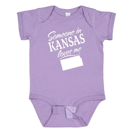 

Inktastic Someone in Kansas Loves Me Gift Baby Boy or Baby Girl Bodysuit