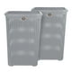 thumbnail image 1 of Kit 2 Cestos Para Ropa Sucia- Estilo Rattan (Gris Luna), 1 of 4